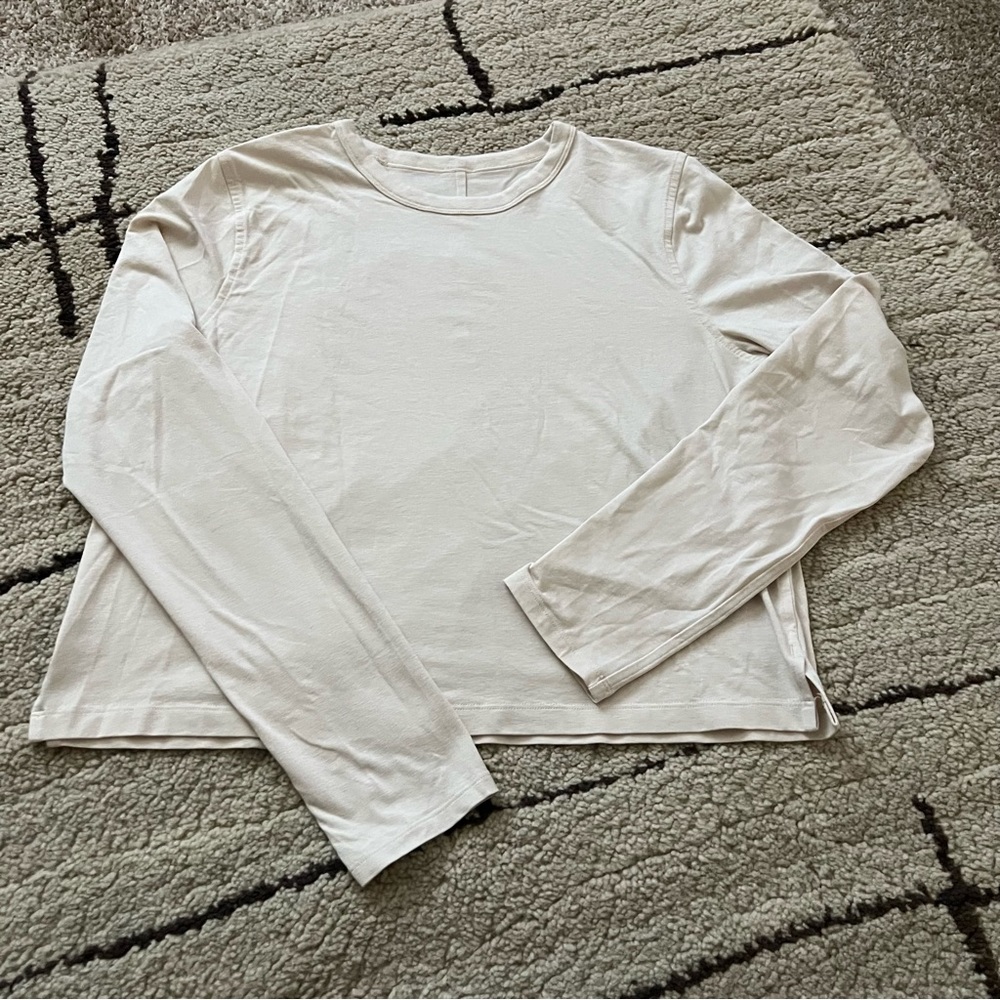 Classic Fit Cotton Blend Long Sleeve Shirt